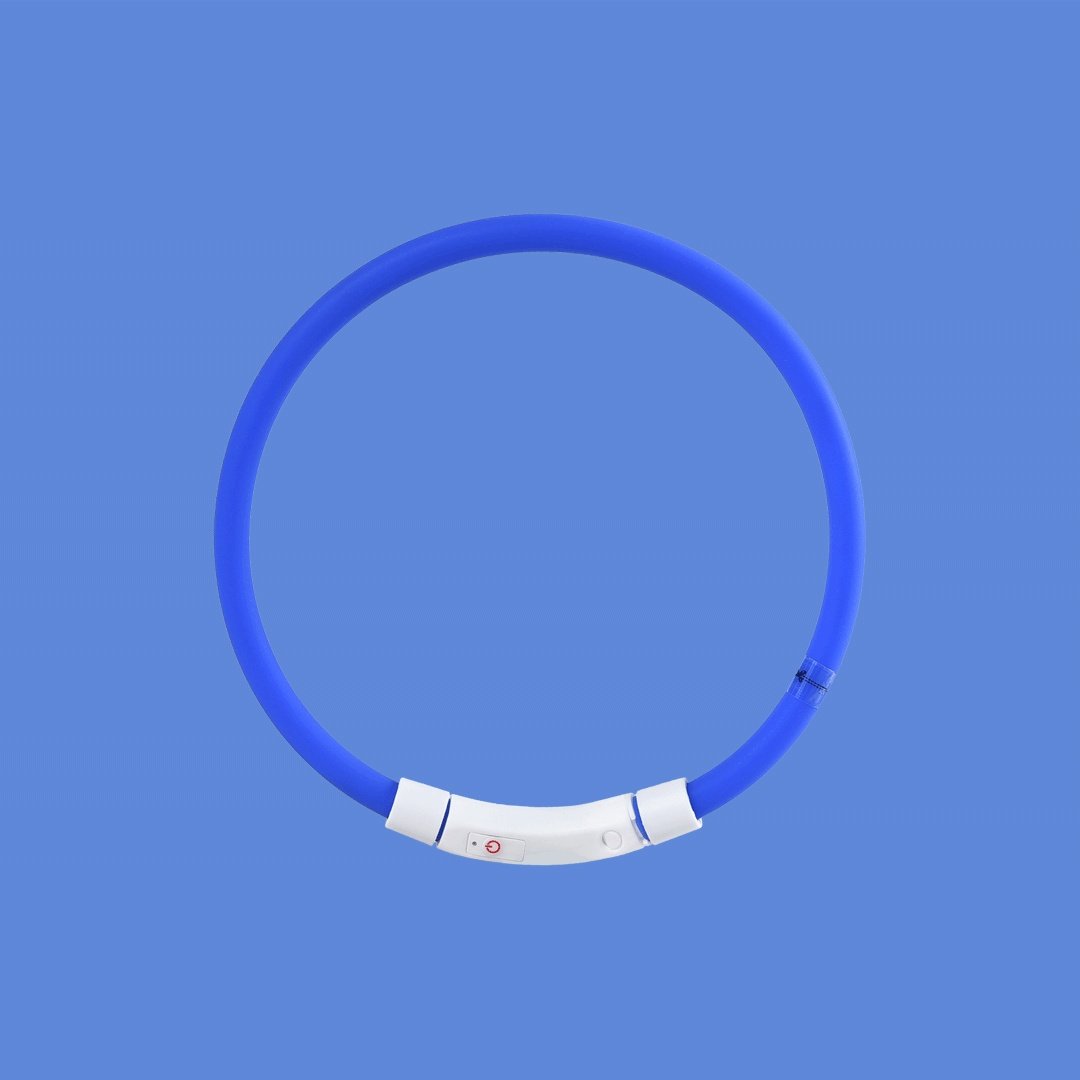 Cut-to-Fit USB LED Dog Collar