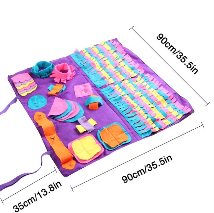 Pet Training Blanket Detachable Stitching Dog Sniffing Pad - Image 6