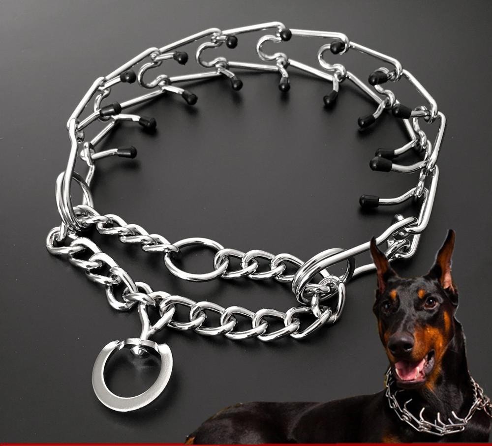 Rubber-Tipped Training Dog Collar