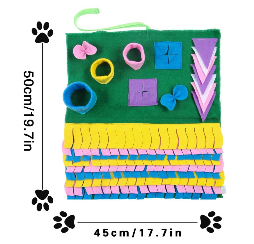Pet Training Blanket Detachable Stitching Dog Sniffing Pad - Image 2