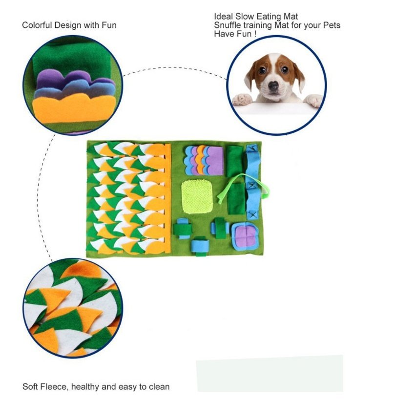 Pet Training Blanket Detachable Stitching Dog Sniffing Pad - Image 7