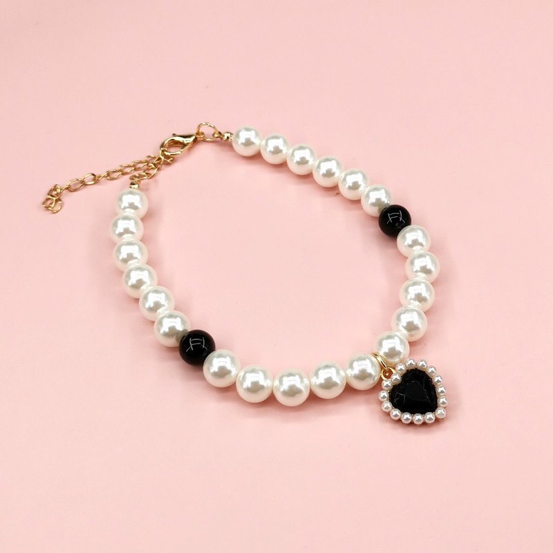 Beaded Heart Cat Necklace - Image 8