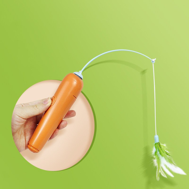 2 In 1 Pet Cat Toy With Feather For Self-play Cat Turntable Pets Supplies Cat Toy Toys Cats Items Products - Image 3