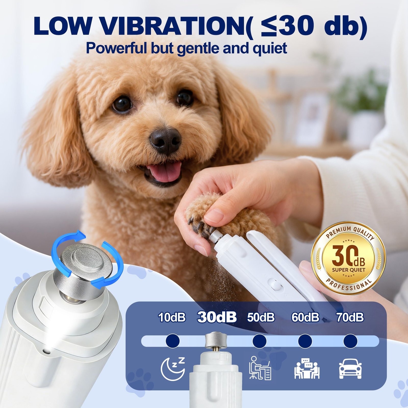 2-in-1 LED Pet Nail Clipper & Grinder - Image 8