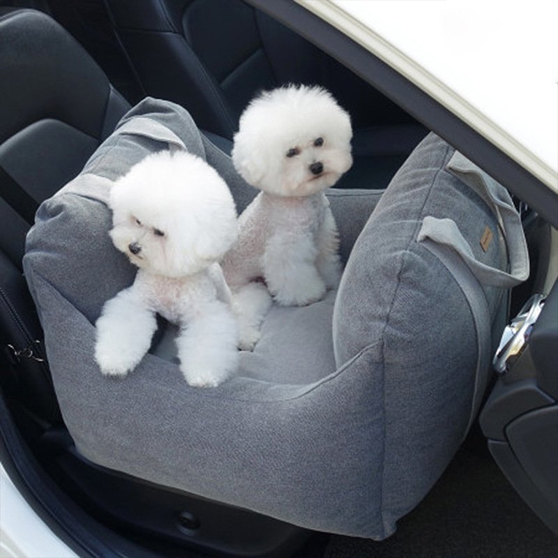 Pet Dog Car Carrier Seat Waterproof Basket Portable Car Seat Safety Travelling Mesh Hanging Bags Breathable Beds & Sofas - Image 4