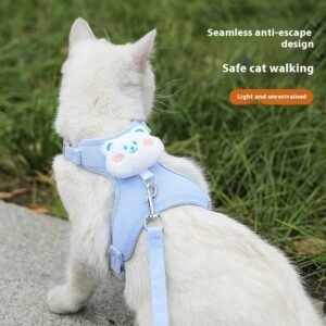 Cat Pulling Rope Adjustable Walking Cute Kittens Special For Going