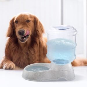 3.5L 1Gal Pet Water Dispenser Self-Dispensing Gravity Pets Feeder Automatic