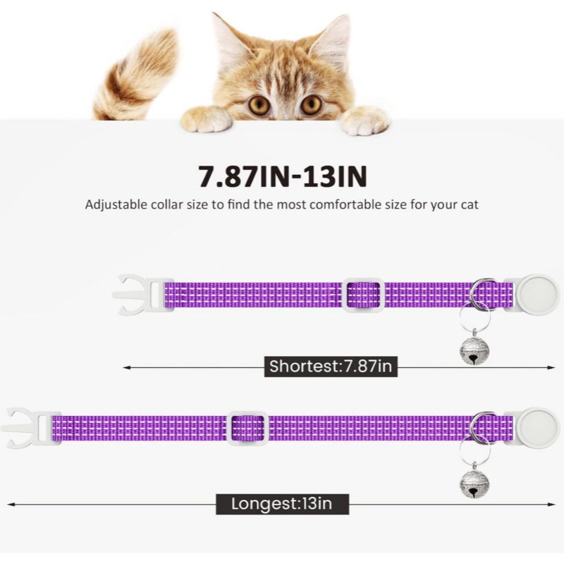 Pets Comfortable Breathable Nylon Cat Collar Pet Products - Image 2