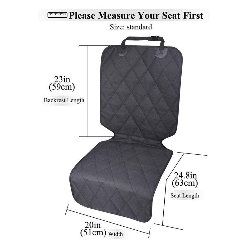 Waterproof Oxford Mat Front Rear Seat Cover Protector Cotton Inside - Image 5